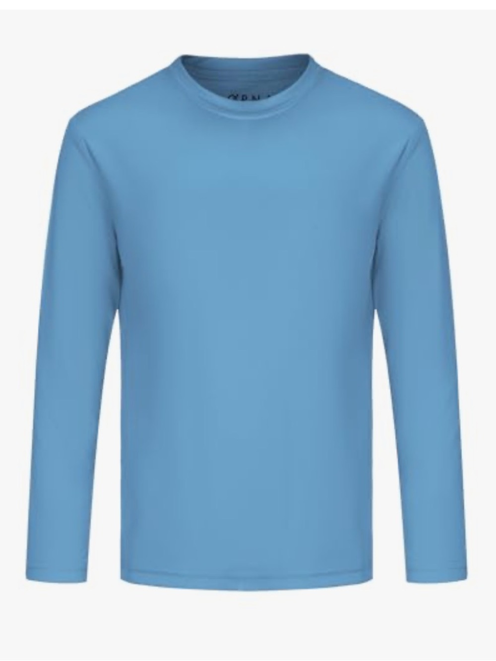 NWT!! OPNA Brand Long Sleeve Unisex Rashguard in Light Blue
